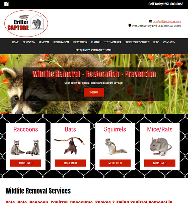 Mobile Wildlife Control
