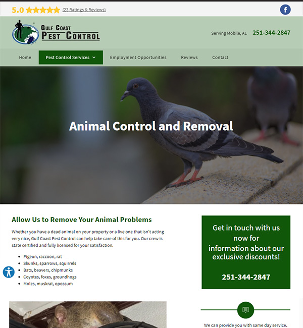 Mobile Wildlife Control